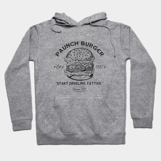 Parks and Rec - Paunch Burger Hoodie by karutees